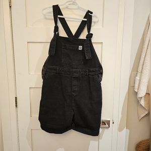 Lucy & Yak black denim overalls